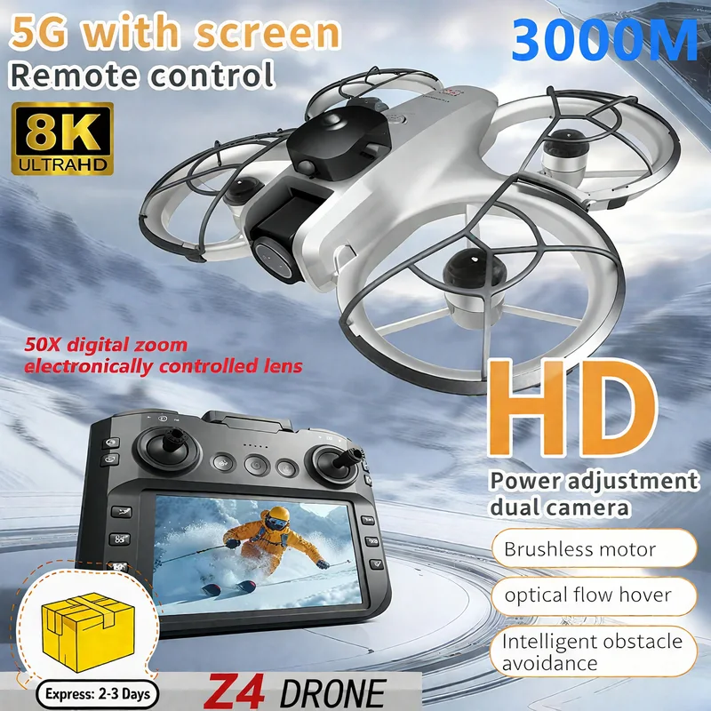 Drone E88Pro Rc 4K - طائرة ميني Z4 الجديدة بدون طيار