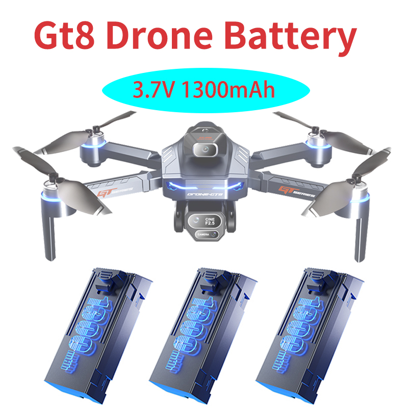 Drone Gt8 Rc - الأصلي 3.7 فولت 1300 مللي أمبير