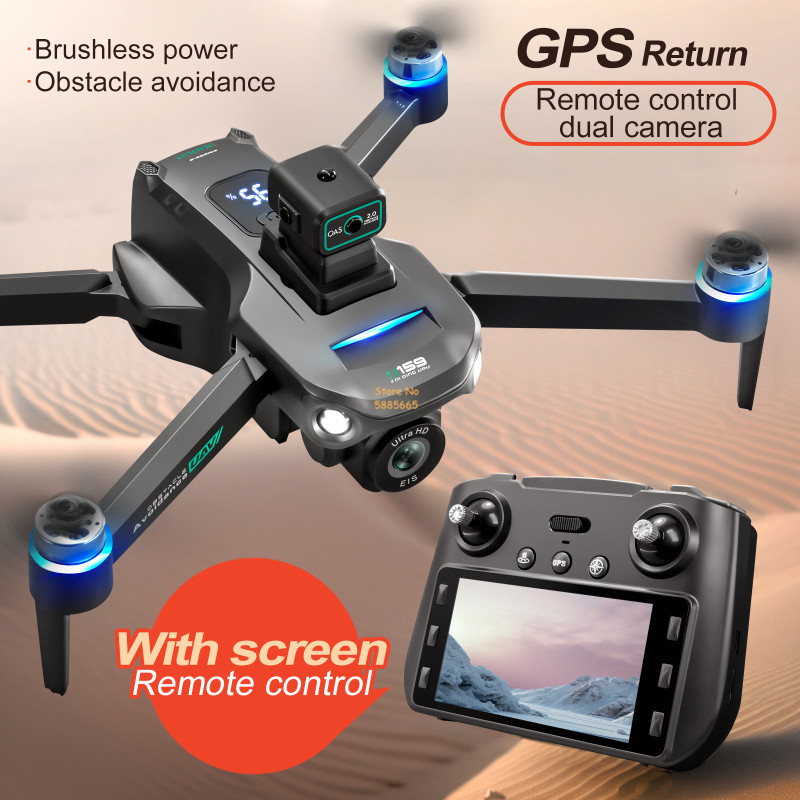 Nano Quad Fpv - 8K كاميرا مزدوجة 5G WIFI FPV