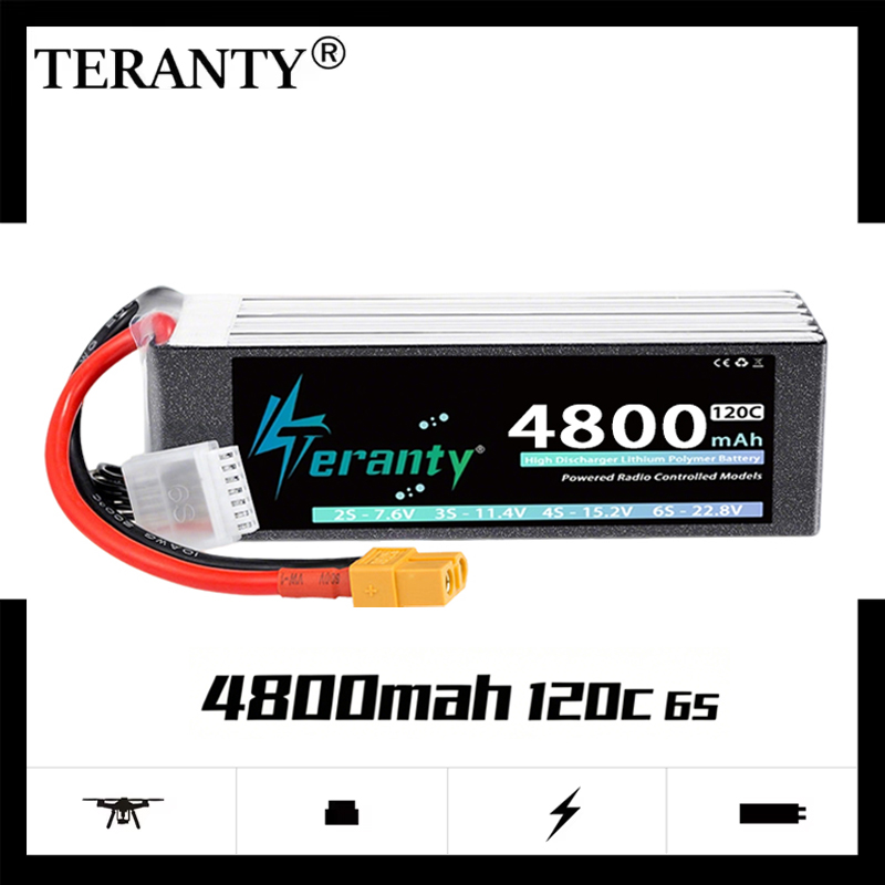 Nano Quad Fpv - بطارية ليثيوم بوليمر TERANTY 6S بسعة