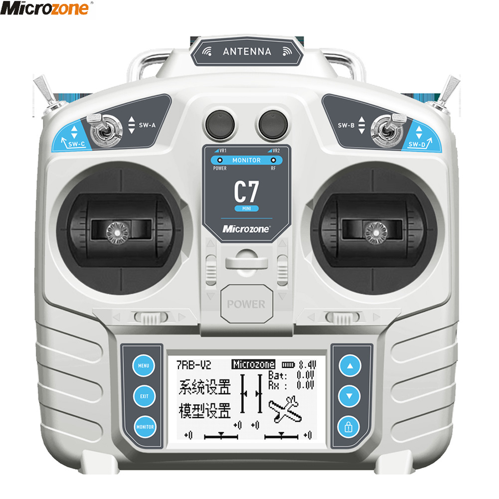 Drone Rc Transmitter And Receiver - وحدة تحكم MicroZone MC7 C7 جهاز