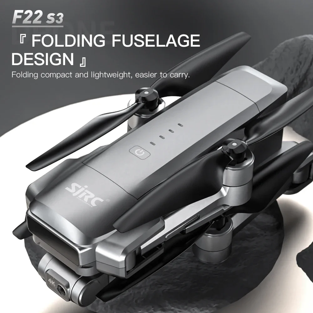 Drone E88Pro Rc 4K - طائرة SJRC F22 S3 pro القابلة