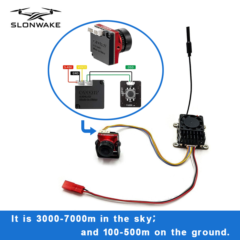 Caddx Fpv Camera - جهاز إرسال لاسلكي FPV بعيد المدى