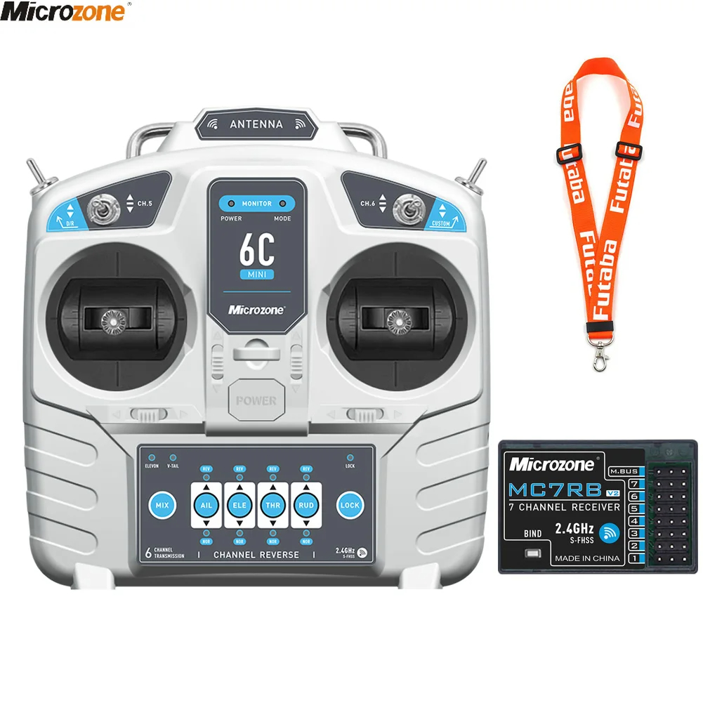 Drone Rc Transmitter And Receiver - جهاز إرسال متحكم ميكروزوني مع مستقبل