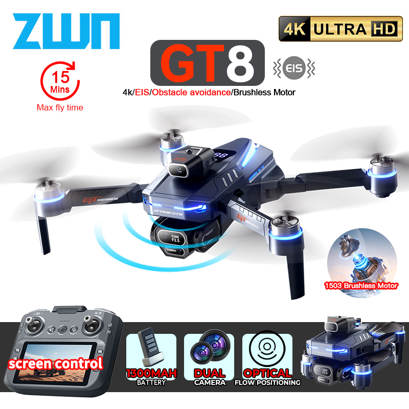 Drone Gt8 Rc - GT8 Mini Drone 4K HD Camera