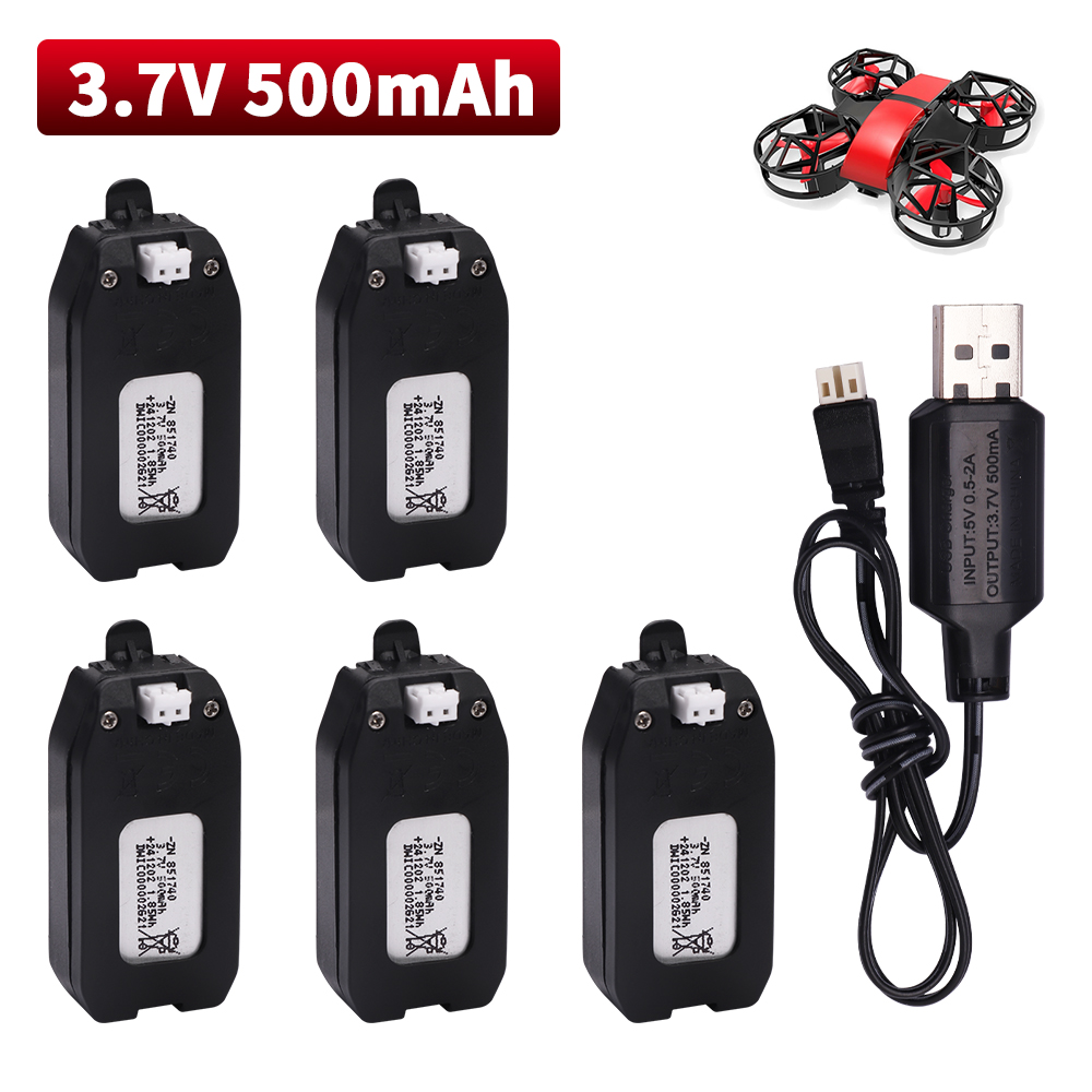 Drone Rc Accessories - بطارية ليثيوم 3.7 فولت 500 مللي