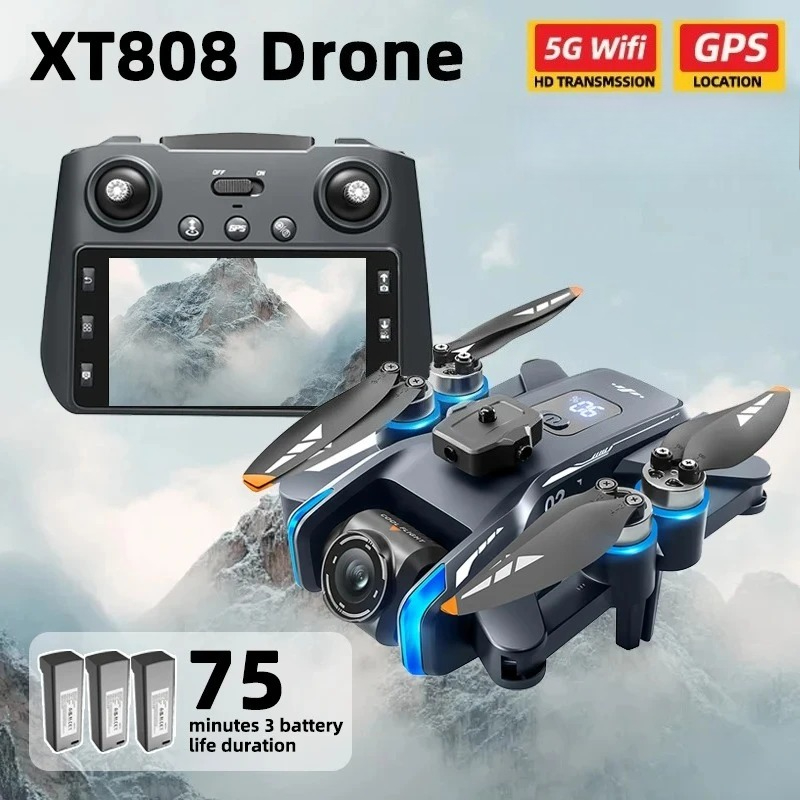 Drone E88Pro Rc 4K - طائرة بدون طيار XT808 Pro MAX