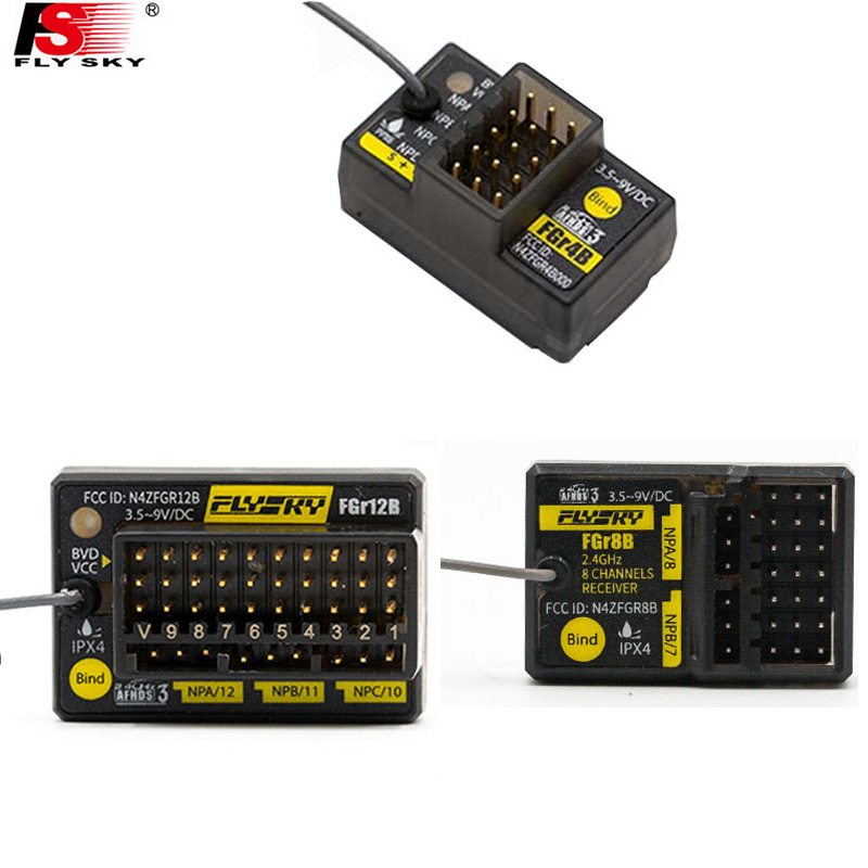 Joystick Rc Drone - جهاز استقبال Flysky FGr4B FGr8B FGr12B