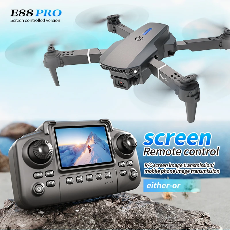 Drone E88 Rc Quadcopter - طائرة بدون طيار E88 PRO مع