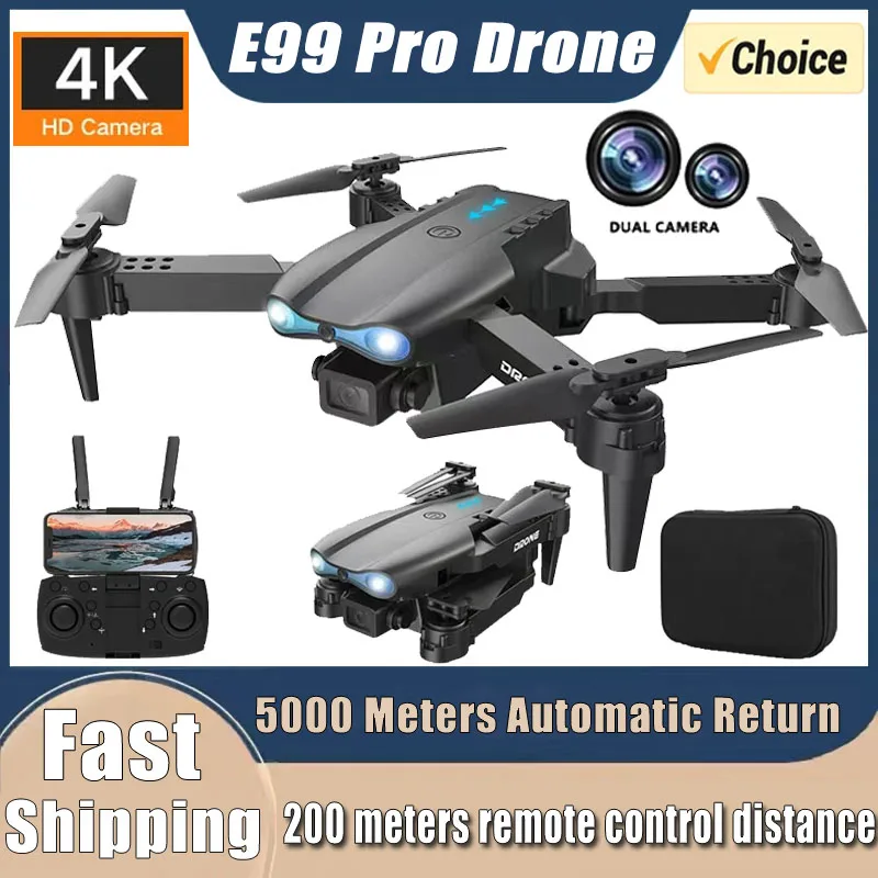 طائرة بدون طيار E99Pro RC جديد - مراجعة Drone E88Pro Rc 4K وسعره