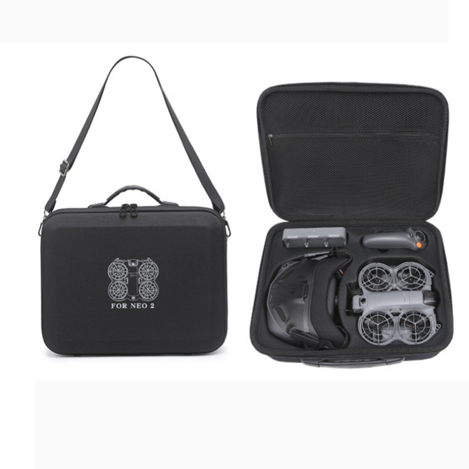 حقيبة صلبة لـ DJI Neo 2، حقيبة - مراجعة Drone Rc N3 3 Batteries وسعره