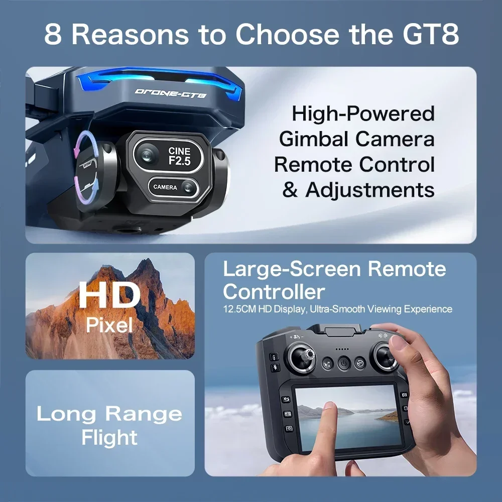 الطائرة بدون طيار 4K HD GT8 كا - مراجعة Drone E88Pro Rc 4K وسعره