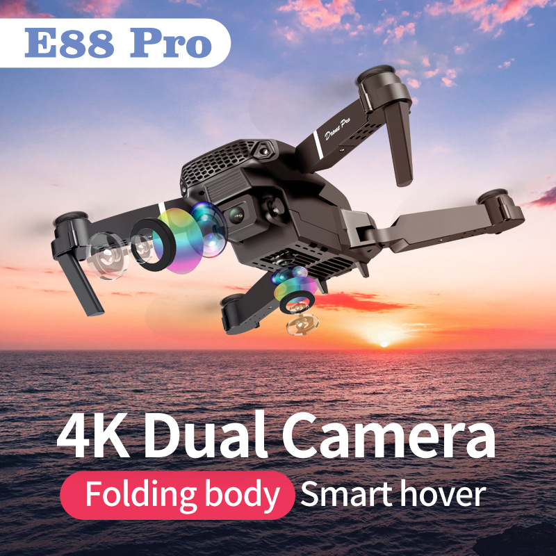 E88pro الطائرة بدون طيار المهن - مراجعة Drone E88Pro Rc 4K وسعره