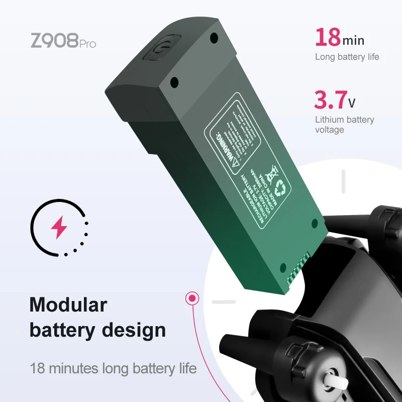 Z908 برو ماكس بطارية توصيل خار - مراجعة Drone Rc Accessories وسعره