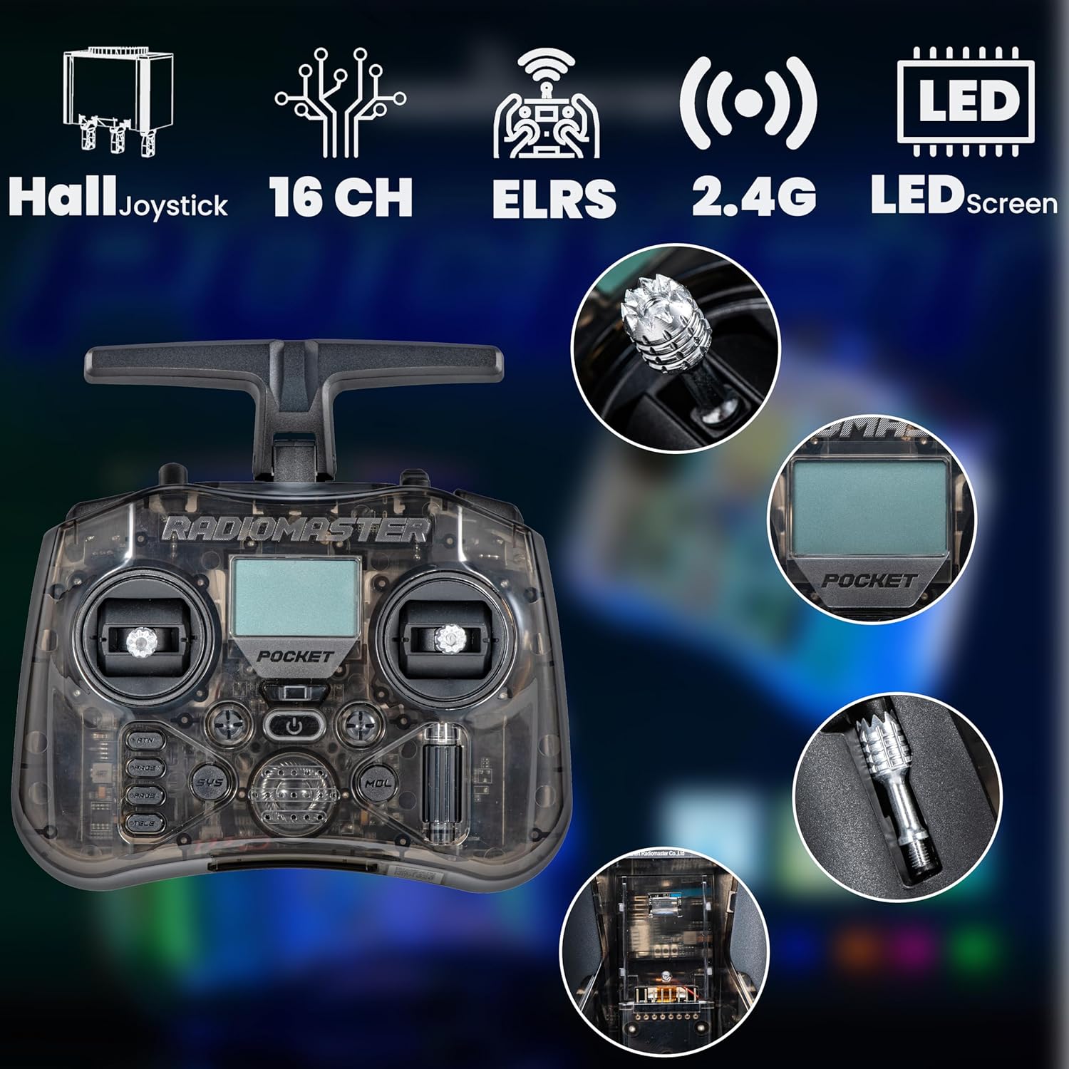 جهاز تحكم لاسلكي RadioMaster P - مراجعة Joystick Rc Drone وسعره