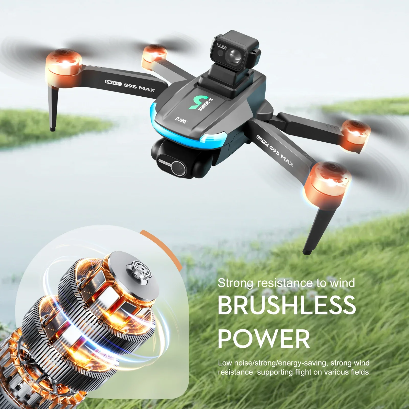 جديد S9S ماكس طائرة صغيرة بدون - مراجعة Nano Quad Fpv وسعره