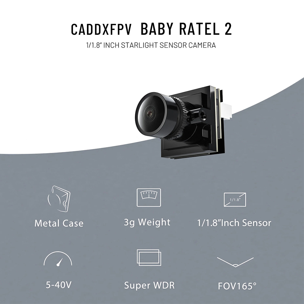 كاميرا CADDX Micro FPV Ratel 2 - مراجعة Fpv Drone Camera وسعره