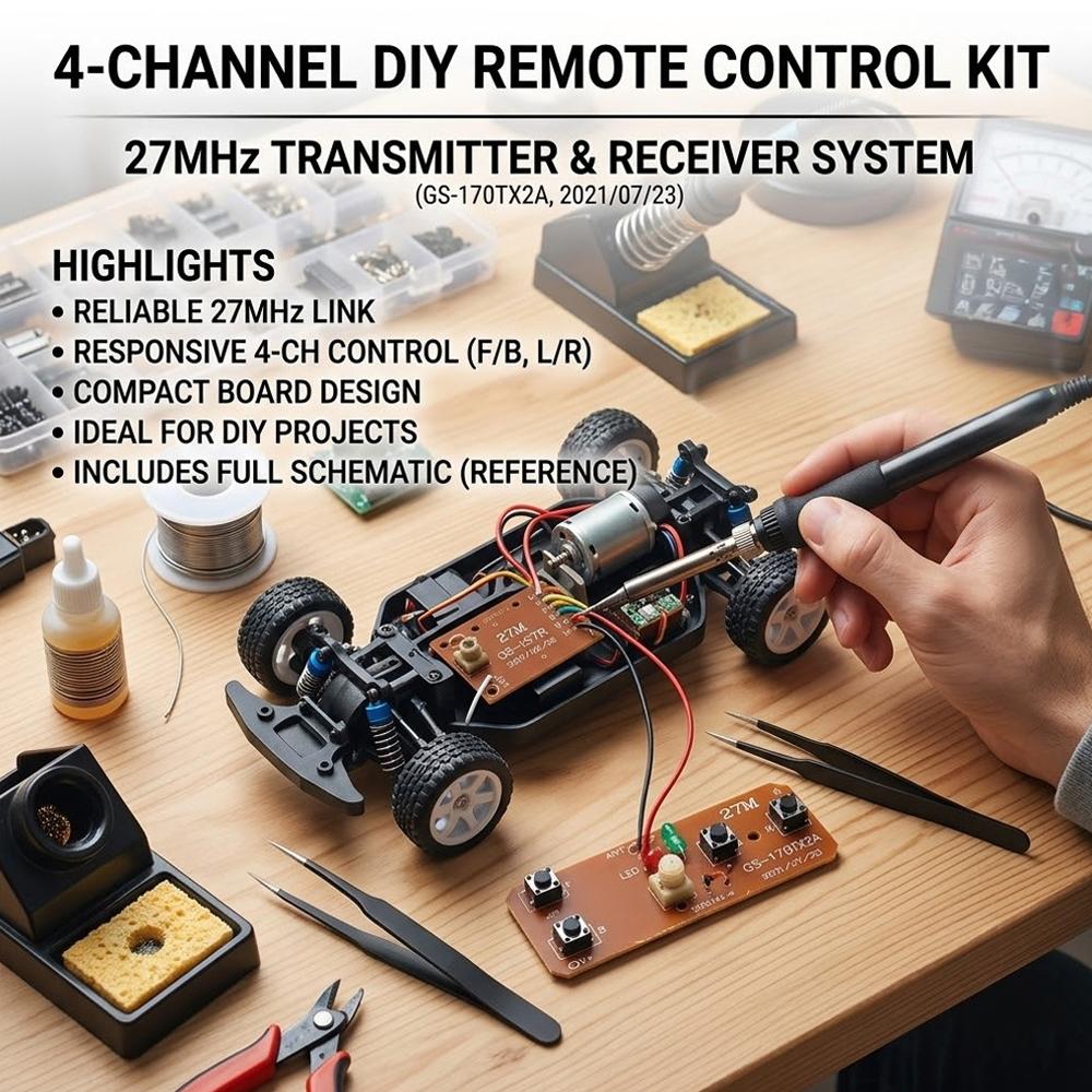 طقم تحكم عن بعد 27 ميجاهرتز، و - مراجعة Joystick Rc Drone وسعره