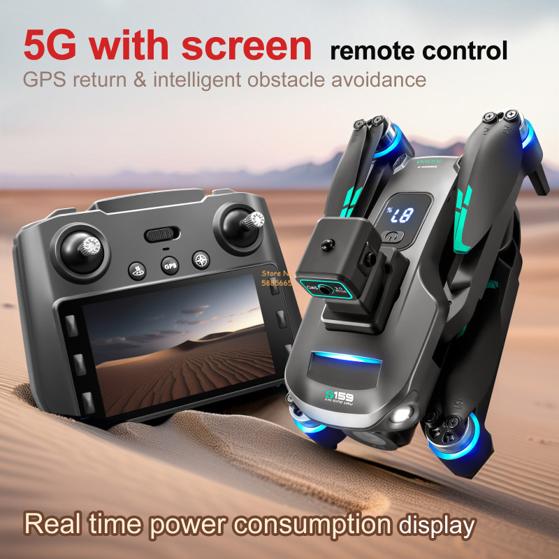 8K كاميرا مزدوجة 5G WIFI FPV ا - مراجعة Nano Quad Fpv وسعره