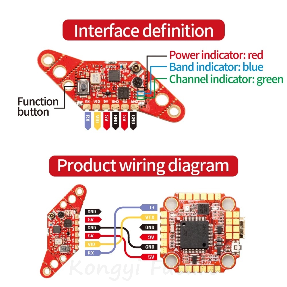 جهاز إرسال HGLRC Zeus Nano VTX - مراجعة Joystick Rc Drone وسعره