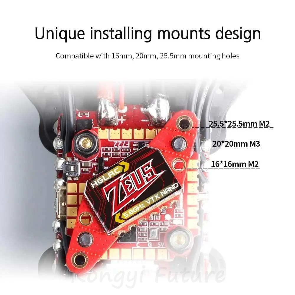جهاز إرسال HGLRC Zeus Nano VTX - مراجعة Joystick Rc Drone وسعره