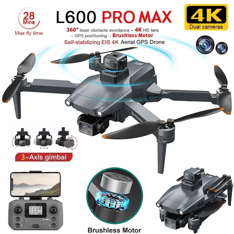 L600 PRO MAX GPS الطائرة بدون  - مراجعة Nano Quad Fpv وسعره