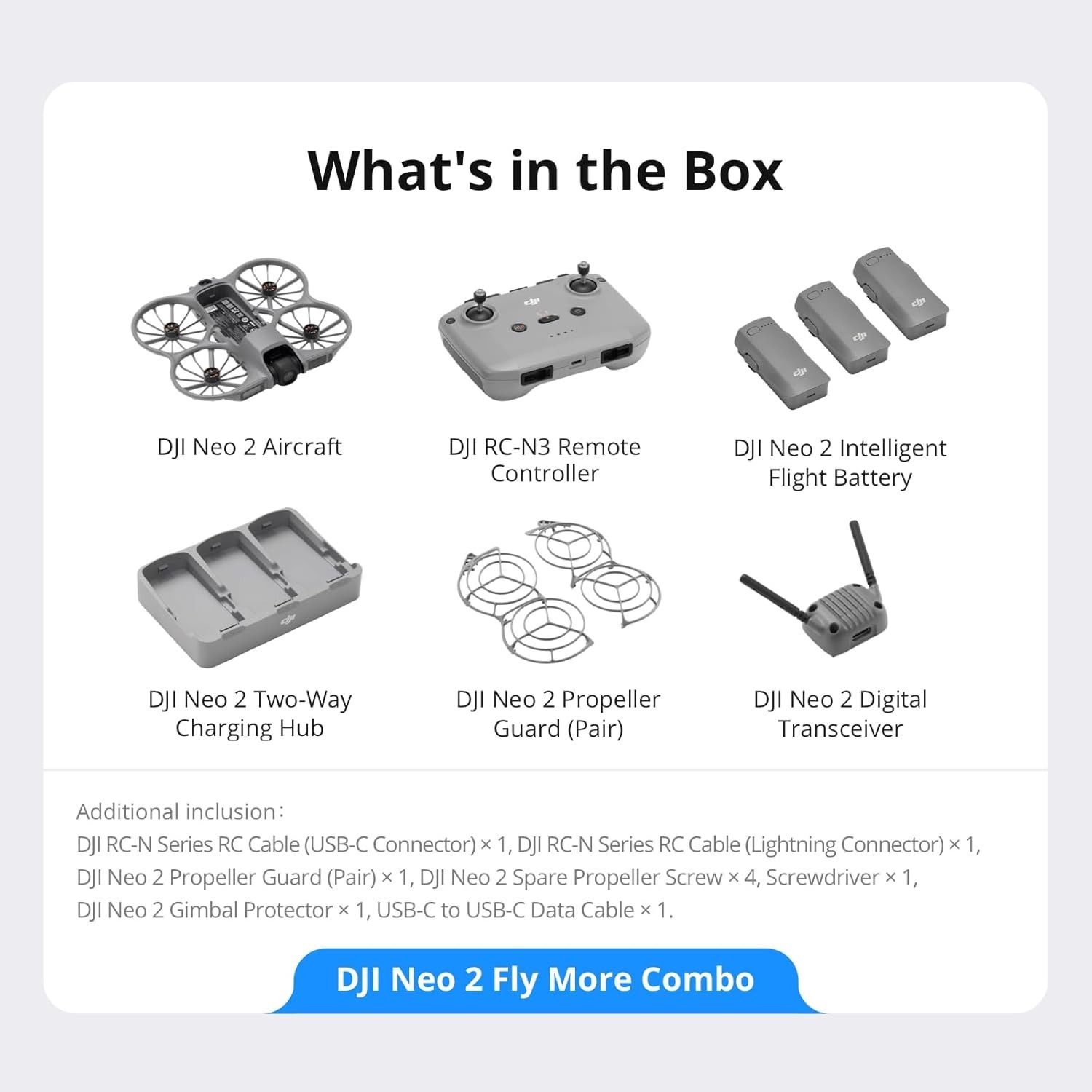 طائرة DJI Neo 2 Fly More Combo - مراجعة Drone Rc N3 3 Batteries وسعره