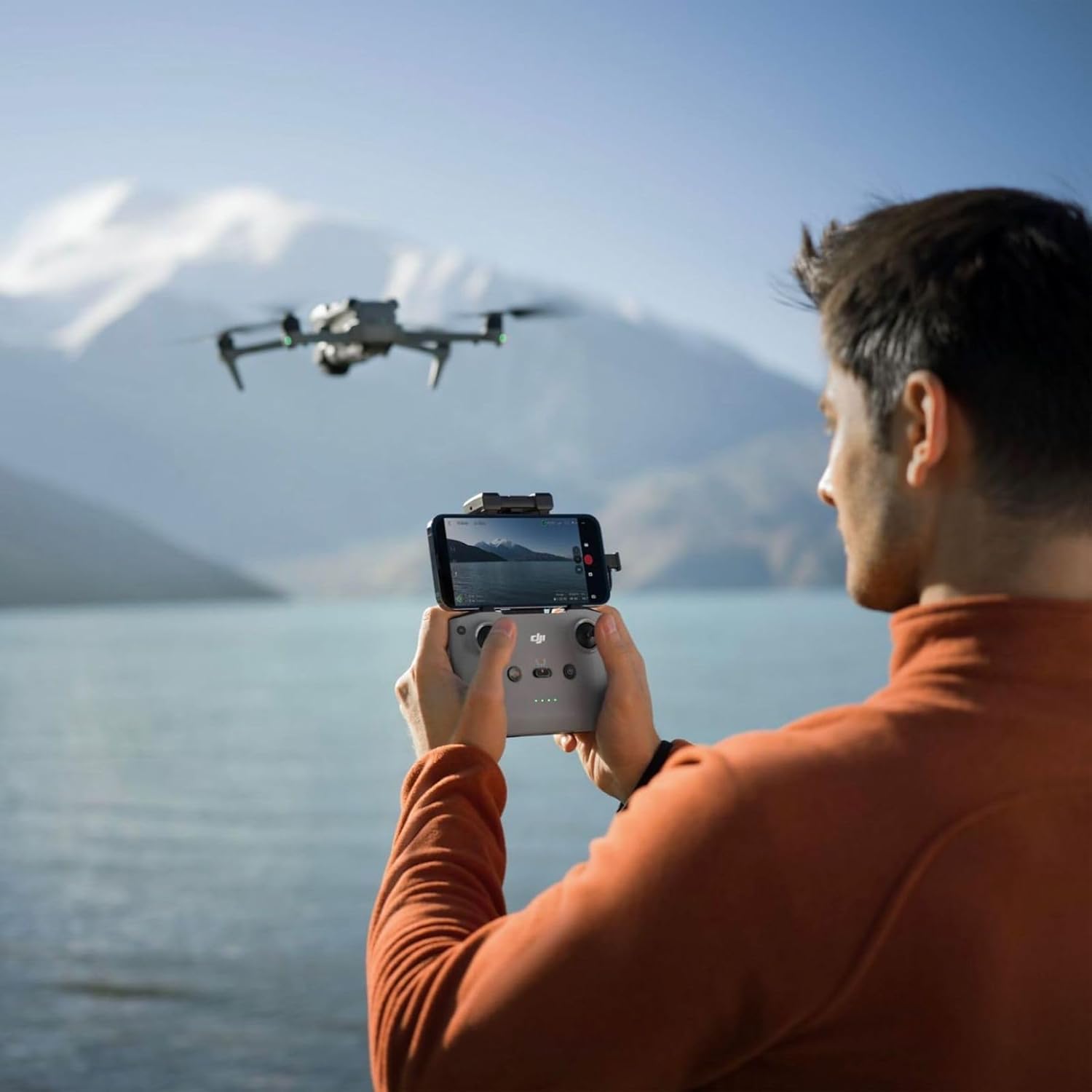 علبة مفتوحة - DJI Air 3S Fly M - مراجعة Drone Rc N3 3 Batteries وسعره