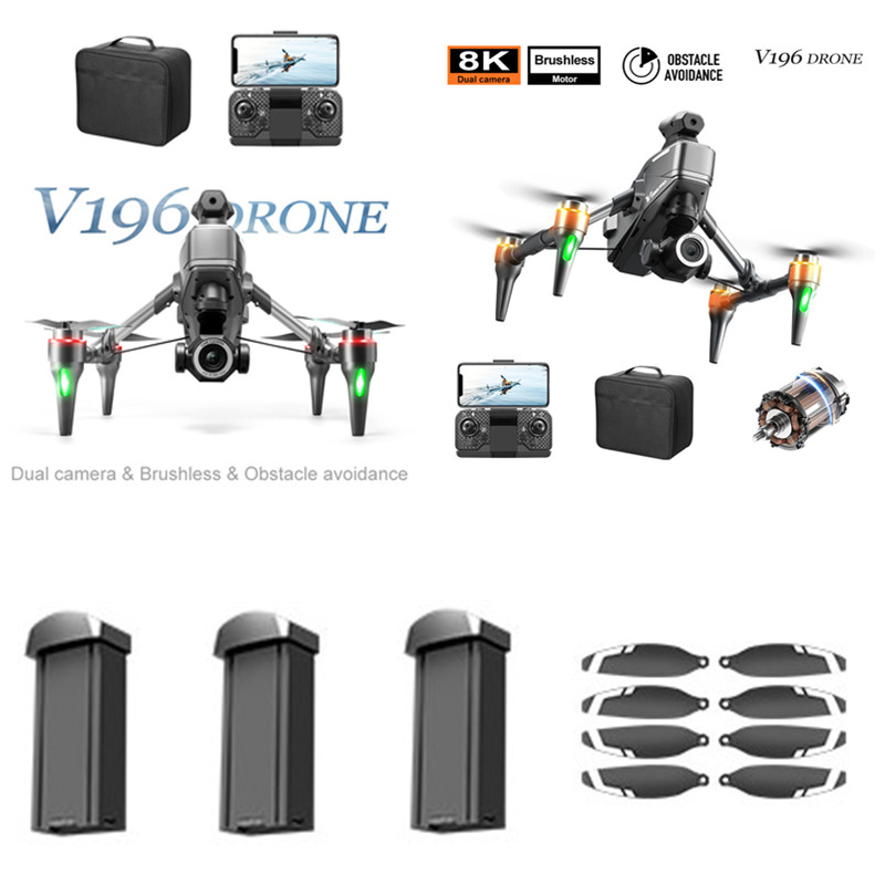 V196 طائرة بدون طيار رباعية ال - مراجعة Drone V196 Rc وسعره