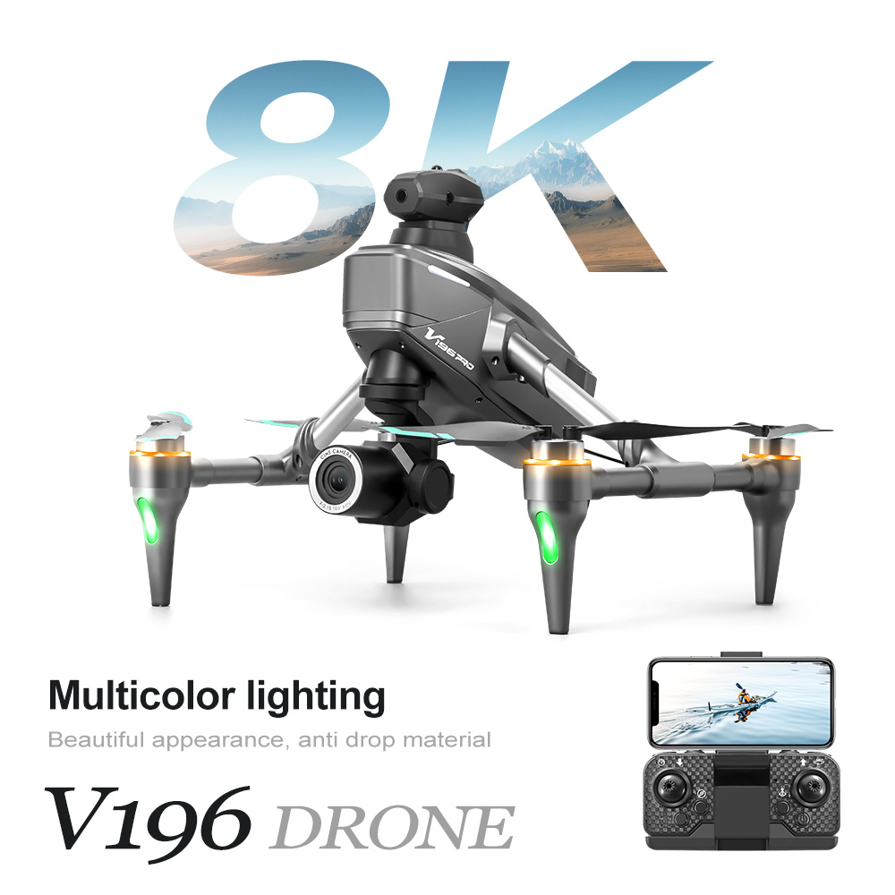 طائرة بدون طيار V196 الجديدة ل - مراجعة Drone V196 Rc وسعره