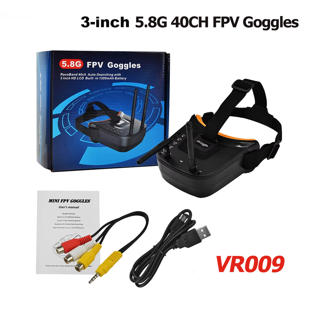 VR009 FPV نظارات الفيديو 3 بوص - مراجعة Nano Quad Fpv وسعره