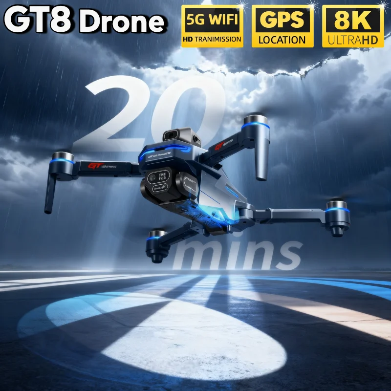 طائرة بدون طيار قابلة للطي LSR - مراجعة Drone Gt8 Rc وسعره
