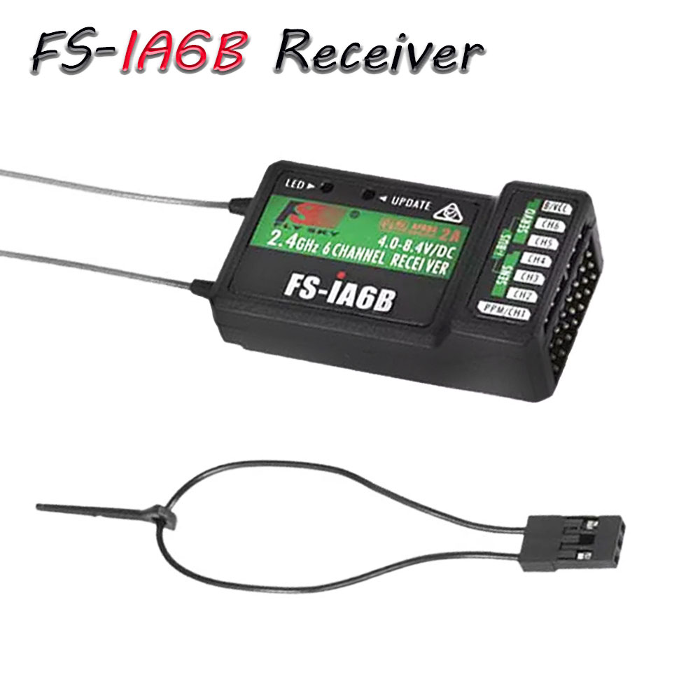 نظام راديو FS-i6 6CH 2.4GHz AF - مراجعة Drone Rc Transmitter And Receiver وسعره