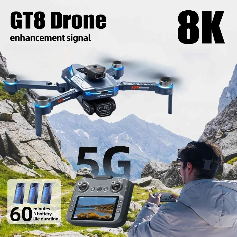 طائرة بدون طيار GT8 الأصلية بك - مراجعة Drone Gt8 Rc وسعره