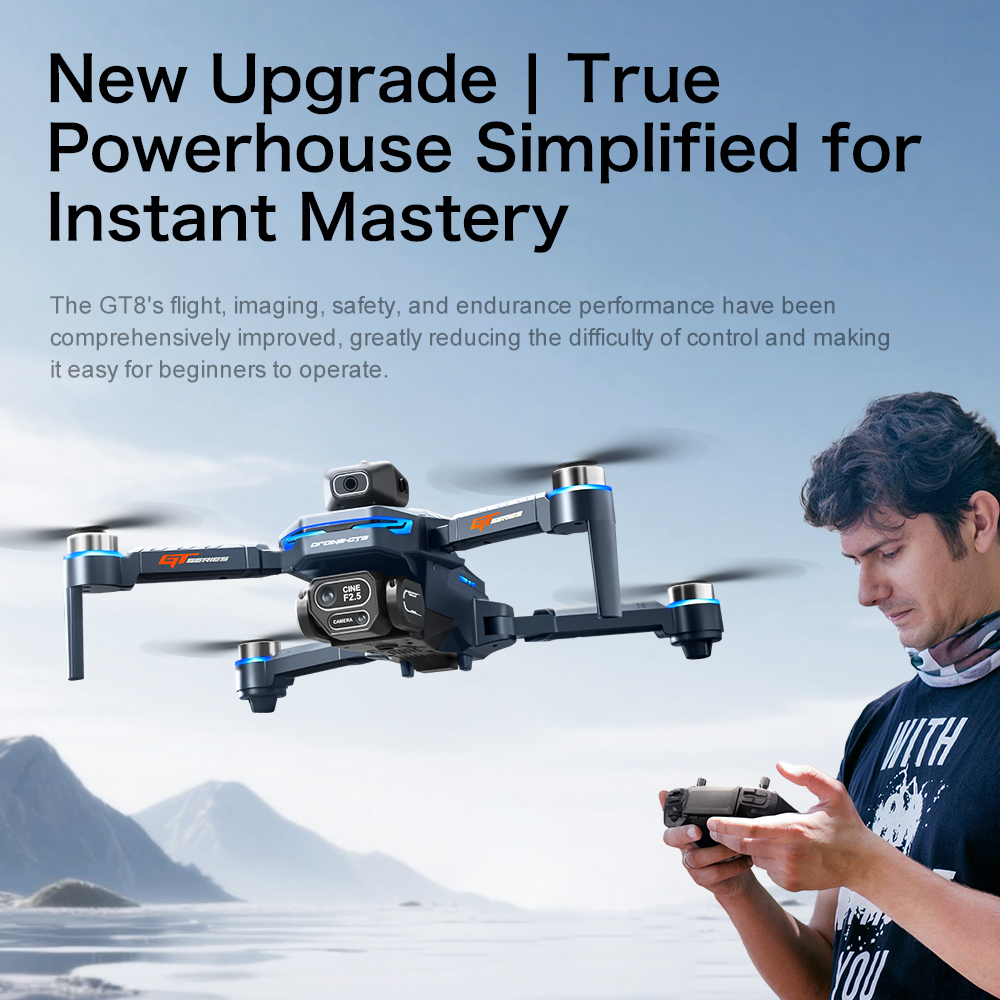 طائرة GT8 الأصلية بدون طيار مع - مراجعة Drone Gt8 Rc وسعره